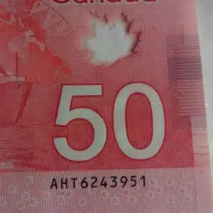 Counterfeit Canadian $50 Bills