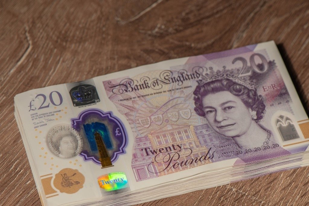 Fake 20 pound notes
